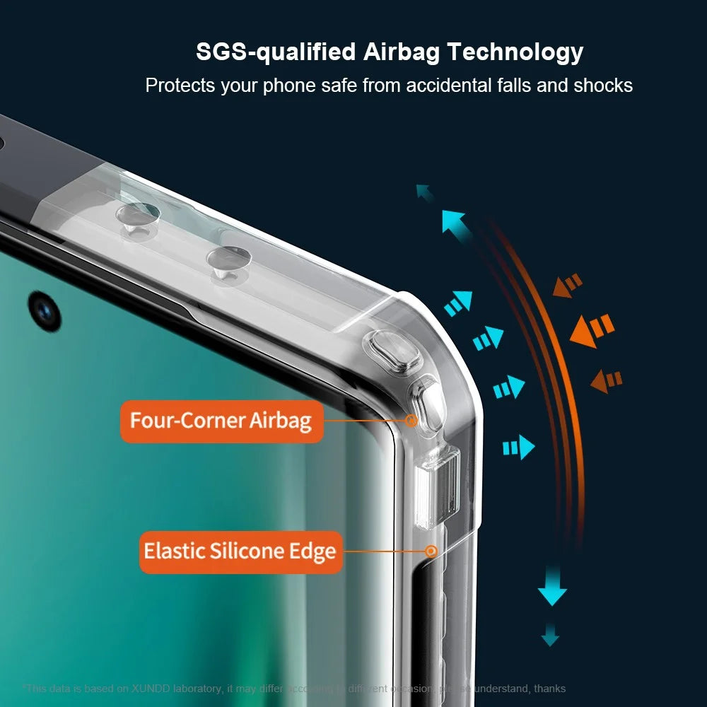XUNDD For TECNO Camon 40 Pro 5G Case Dropproof TPU + Acrylic Clear Back Phone Cover - 4