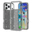 For iPhone 17 Pro Case Sparkly Powder Glitter Shiny Soft TPU + Hard PC Back Cover - Black - 1