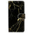 For iPhone 18 Pro Max / 17 Pro Max Stand Case Marble Painted Folio Flip Leather Wallet Phone Cover - Black Gold Marble - 5