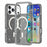 For iPhone 17 Pro Max Case Compatible with MagSafe Glitter Powder PC + TPU Phone Cover - Black - 1