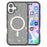 For iPhone 17 Case Compatible with MagSafe Glitter Powder PC + TPU Phone Cover - Black - 1