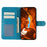 For Samsung Galaxy XCover7 Pro Case PU Leather Flip Wallet Phone Cover with Strap - Blue - 2