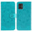 For Samsung Galaxy XCover7 Pro Case PU Leather Mandala Imprinted Design Wallet Phone Cover - Blue - 1
