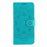 For Samsung Galaxy XCover7 Pro Case PU Leather Mandala Imprinted Design Wallet Phone Cover - Blue - 4