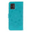 For Samsung Galaxy XCover7 Pro Case PU Leather Mandala Imprinted Design Wallet Phone Cover - Blue - 5