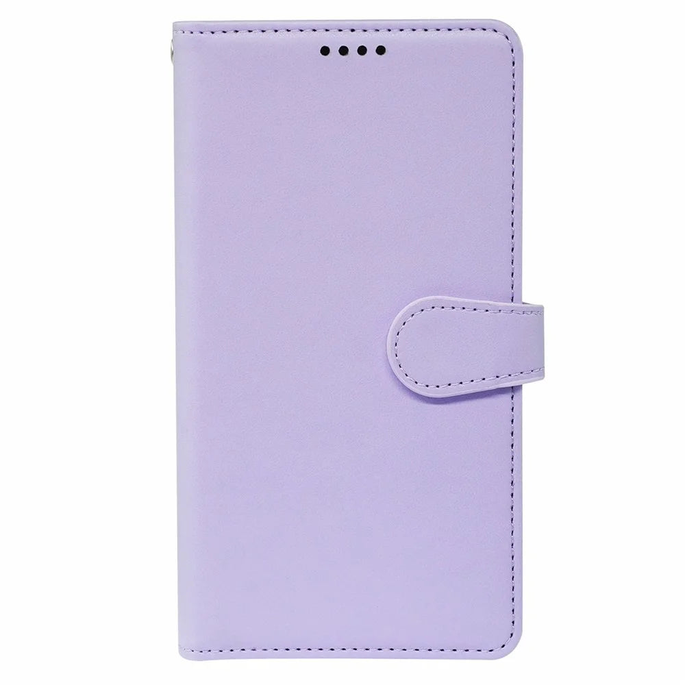 For Samsung Galaxy XCover7 Pro Case with 9 Card Slots PU Leather Stand Phone Cover - Purple - 5