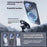 For OnePlus Ace 5 5G Magnetic Case Matte PC + TPU Heat Dissipation Phone Cover - Titanium Blue - 3