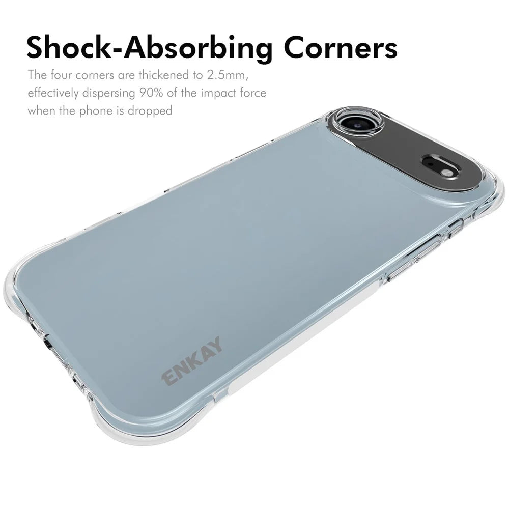 ENKAY HAT PRINCE For iPhone Air Clear Phone Case   Shockproof Anti-slip TPU Cover - Transparent - 2
