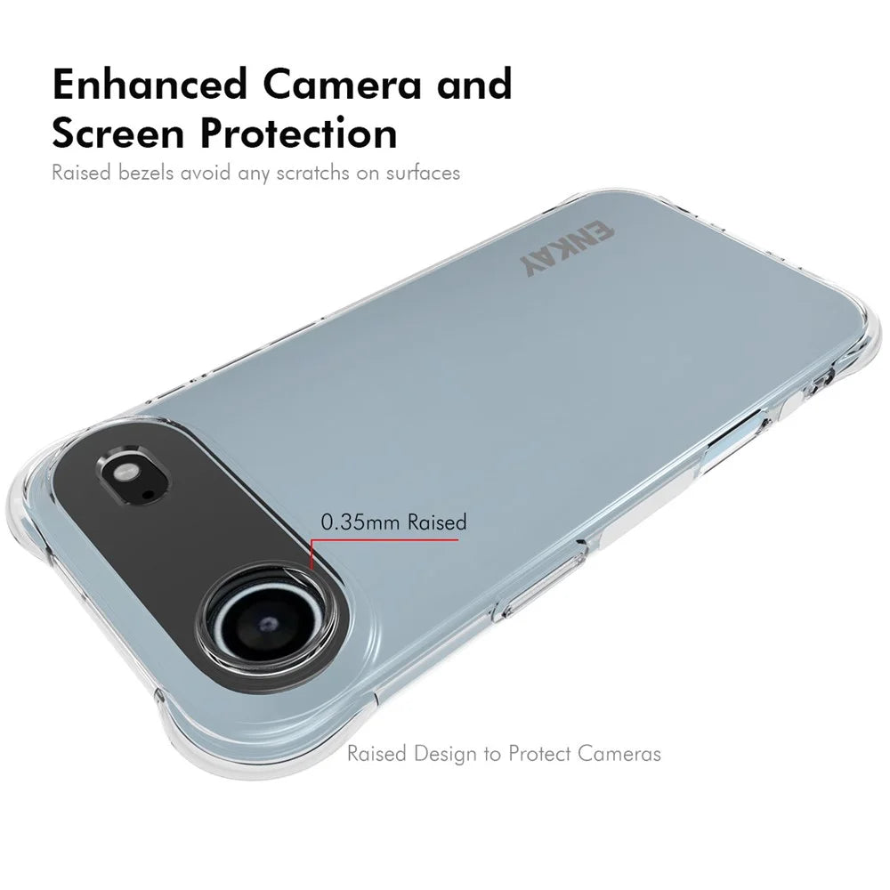 ENKAY HAT PRINCE For iPhone Air Clear Phone Case   Shockproof Anti-slip TPU Cover - Transparent - 3