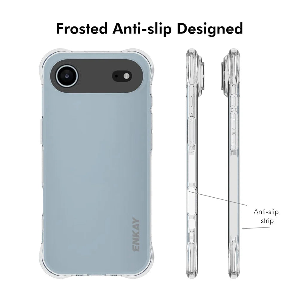 ENKAY HAT PRINCE For iPhone Air Clear Phone Case   Shockproof Anti-slip TPU Cover - Transparent - 4