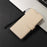 For iPhone 16 Pro Case RFID Blocking 3 Card Slots PU Leather Phone Cover with Wrist Strap - Creamy White - 6