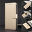 For iPhone 17e / 16e Case RFID Blocking 3 Card Slots PU Leather Phone Cover with Wrist Strap - Creamy White - 7