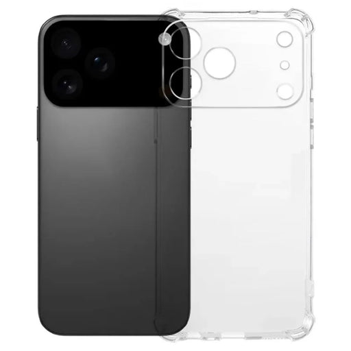 WANLONFENG For iPhone 17 Pro TPU Case  WL3 Series 1.5mm Phone Cover with 2Pcs Tempered Glass Films - Transparent - 2