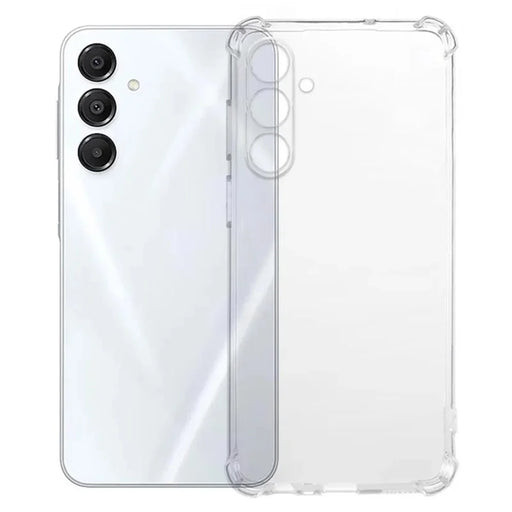 WANLONFENG For Samsung Galaxy A17 5G / A17 4G TPU Case  WL3 Series 1.5mm Phone Cover with 2Pcs Tempered Glass Films - Transparent - 2