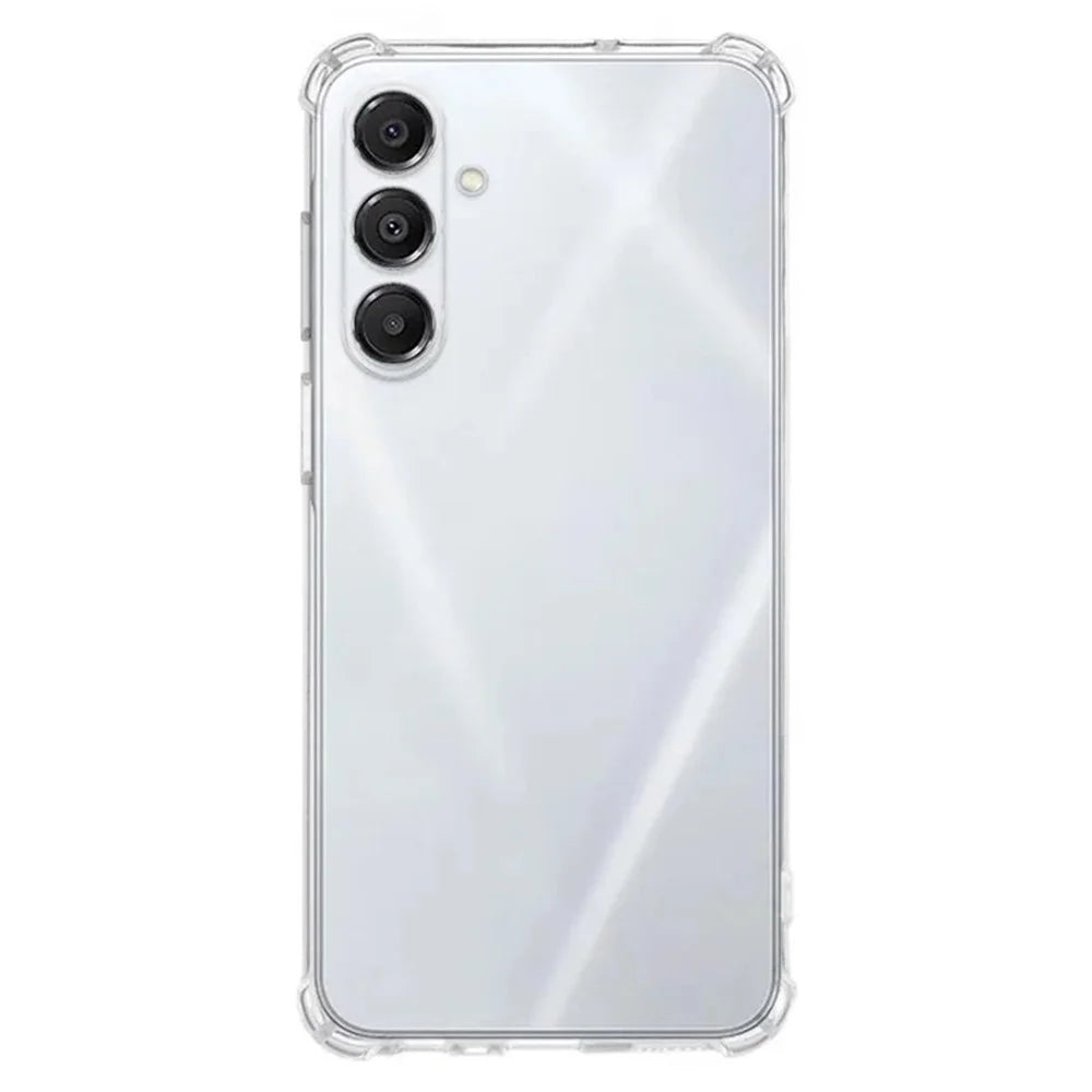 WANLONFENG For Samsung Galaxy A17 5G / A17 4G TPU Case  WL3 Series 1.5mm Phone Cover with 2Pcs Tempered Glass Films - Transparent - 3