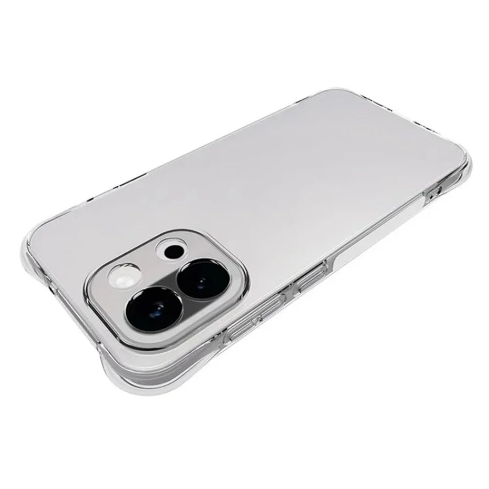 WANLONFENG For OnePlus 13T 5G TPU Case  WL2 Series 2.0mm Phone Cover with 2Pcs Tempered Glass Films - Transparent - 5