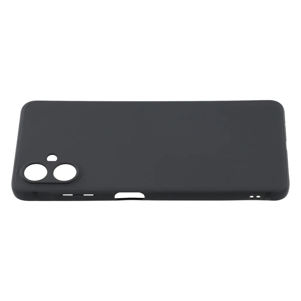 For Samsung Galaxy A06 4G Case Precise Cutouts Straight Edge TPU Shockproof Phone Cover - Black - 2