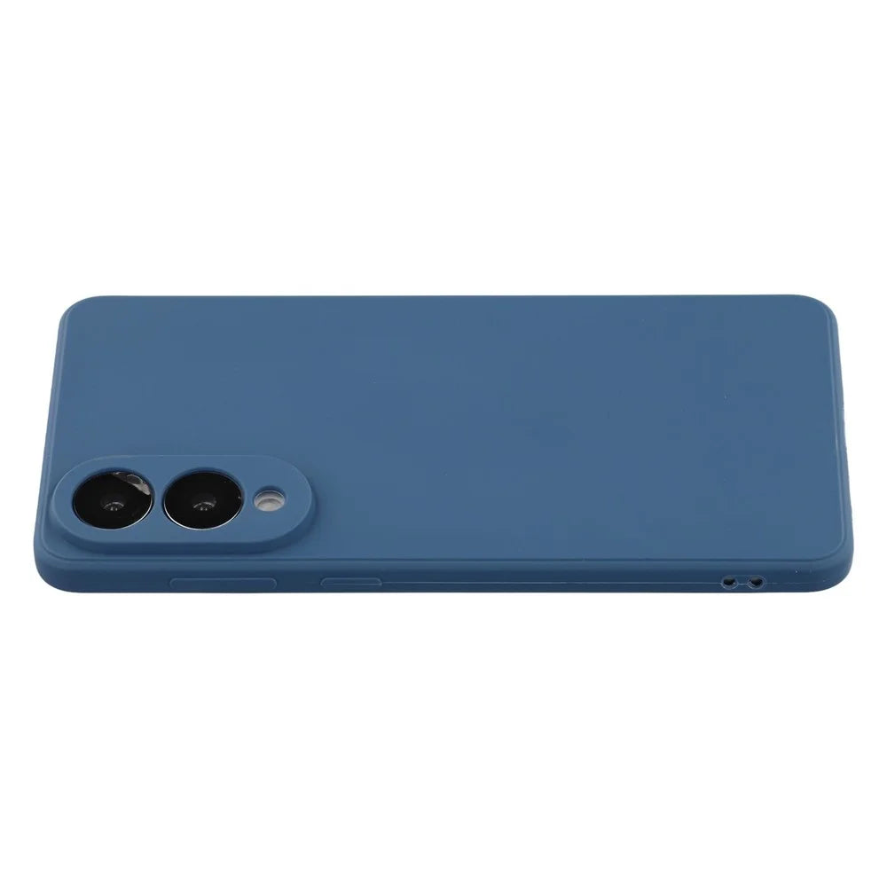 For Samsung Galaxy S25 Edge Case Precise Cutouts Straight Edge TPU Shockproof Phone Cover - Sapphire - 1