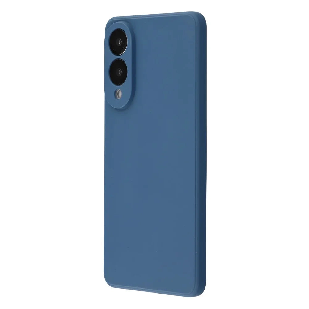 For Samsung Galaxy S25 Edge Case Precise Cutouts Straight Edge TPU Shockproof Phone Cover - Sapphire - 3