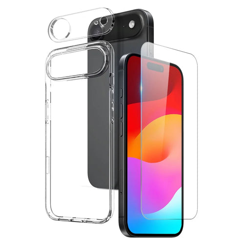NORTHJO For iPhone Air TPU Phone Case Set with Front Screen Protector + Lens Film - 1