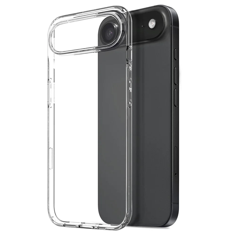 NORTHJO For iPhone Air Case Soft TPU Clear Phone Cover with Tempered Glass Screen Protector - 2