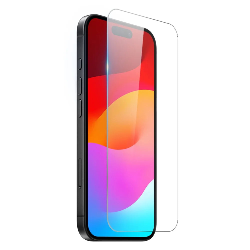 NORTHJO For iPhone 17 Case Shockproof TPU Clear Phone Cover with Tempered Glass and Camera Lens Film - 3