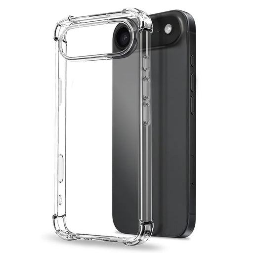 NORTHJO For iPhone Air Case Shockproof TPU Clear Phone Cover with Tempered Glass and Camera Lens Film - 2