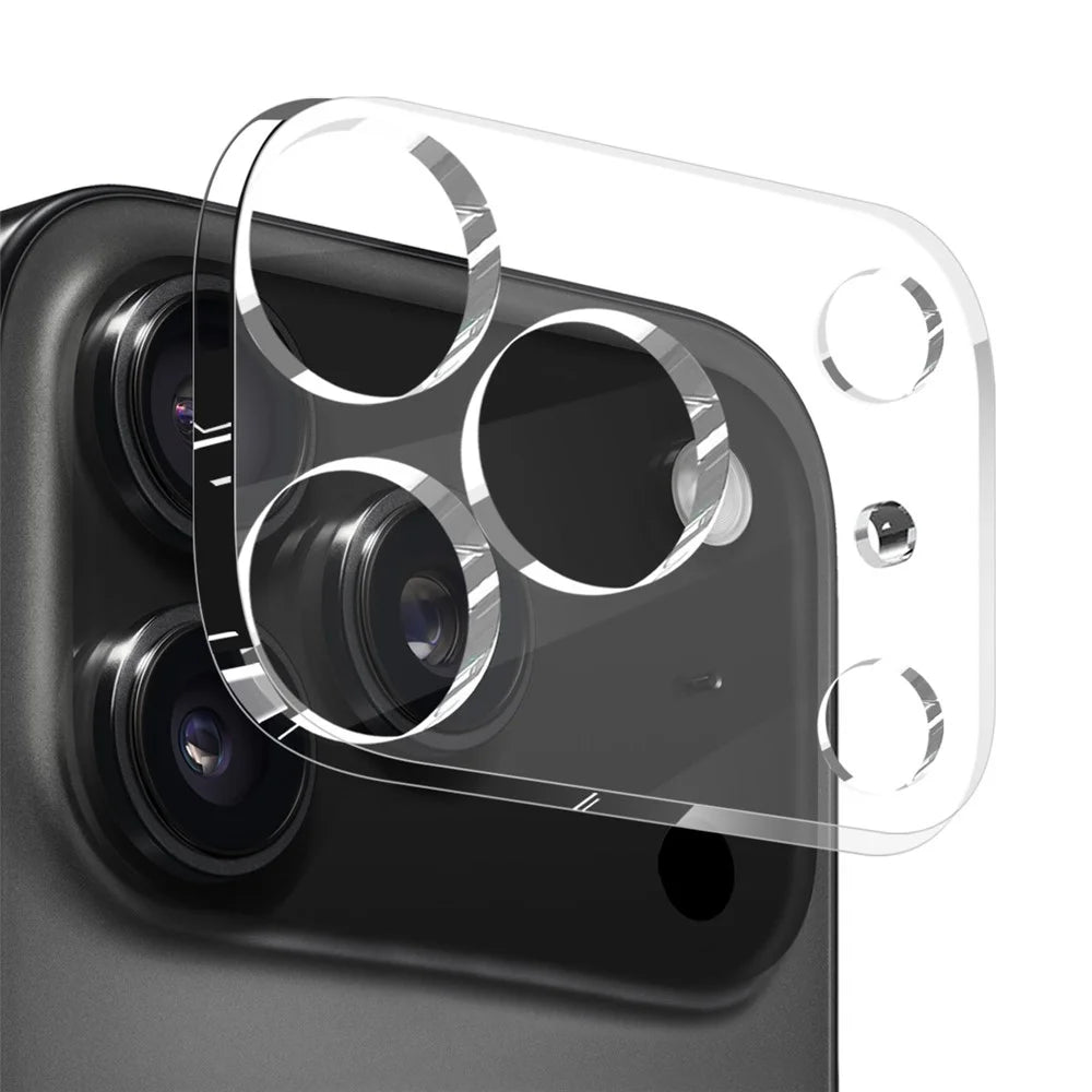 NORTHJO For iPhone 17 Pro Max Case Shockproof TPU Clear Phone Cover with Tempered Glass and Camera Lens Film - 4