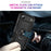 For iPhone Air Case PC + TPU Phone Cover with Kickstand - Black - 4