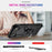 For iPhone Air Case PC + TPU Phone Cover with Kickstand - Black - 6
