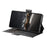 SUTENI Q-07 For Samsung Galaxy S25 Ultra Case Magnetic Color Splicing Cowhide Texture Leather Cover - Black - 4