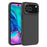 For iPhone 17 Pro Max Case Soft Matte Back TPU Black Phone Cover , Large Cutout - 1
