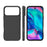For iPhone 17 Pro Max Case Soft Matte Back TPU Black Phone Cover , Large Cutout - 5