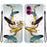 For iPhone 17 Case Pattern Printing Anti-Drop Leather Flip Wallet Phone Cover with Lanyard - Golden Butterfly Feather - 1