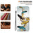 For iPhone 17 Case Pattern Printing Anti-Drop Leather Flip Wallet Phone Cover with Lanyard - Golden Butterfly Feather - 6