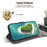 For iPhone Air Case Pattern Printing Anti-Drop Leather Flip Wallet Phone Cover with Lanyard - Golden Butterfly Feather - 3