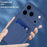 For iPhone 17 Pro Case Flexible TPU Phone Cover with Back Card Slot - Dark Blue - 2