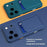 For iPhone 17 Pro Case Flexible TPU Phone Cover with Back Card Slot - Dark Blue - 3