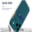For iPhone 17 Pro Case Flexible TPU Phone Cover with Back Card Slot - Dark Blue - 6
