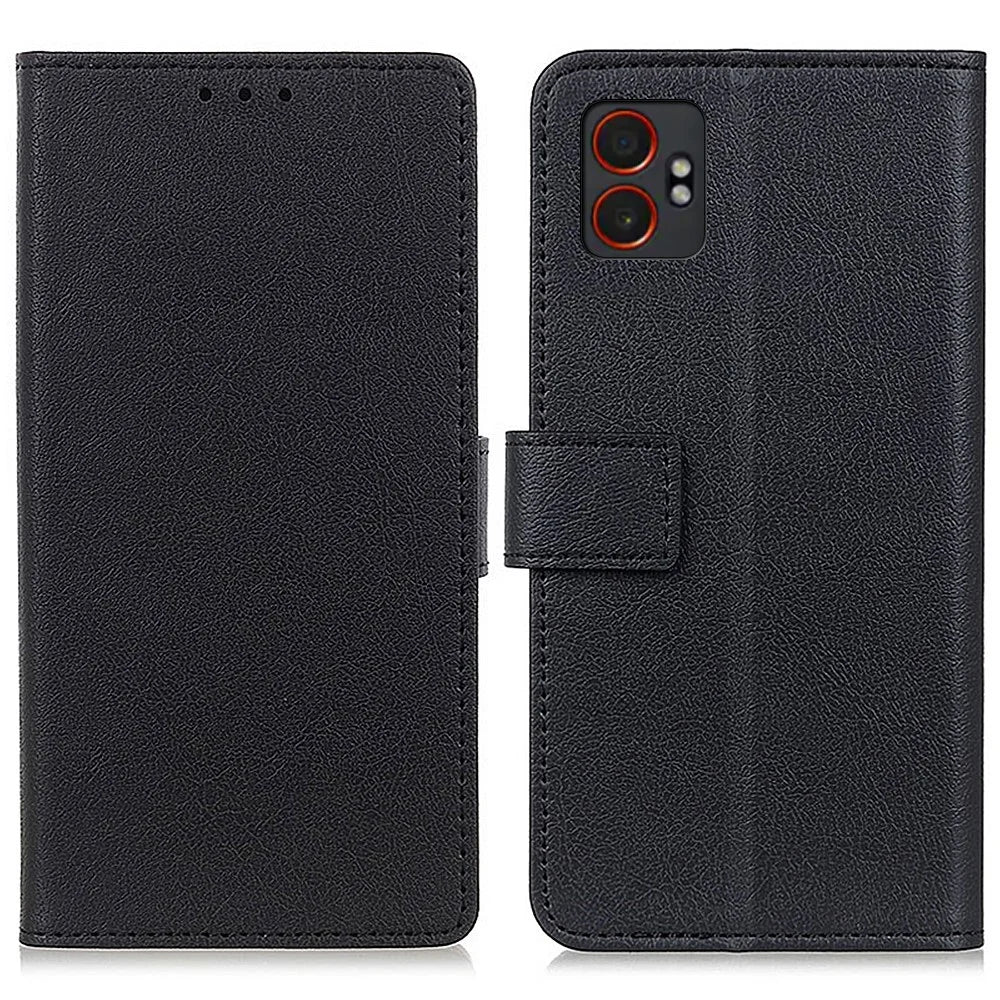 For Samsung Galaxy XCover7 Pro Case PU Leather Stand Wallet Phone Cover - 1