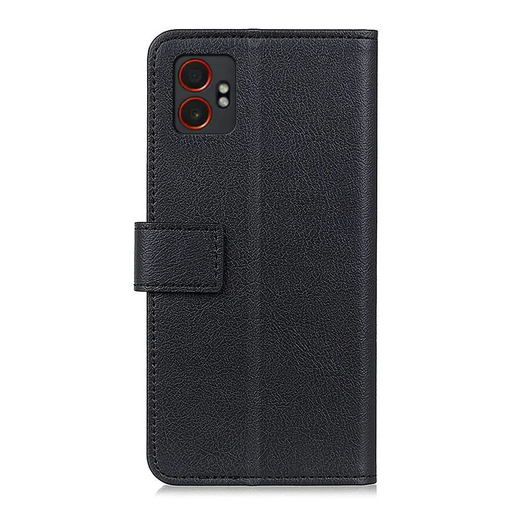For Samsung Galaxy XCover7 Pro Case PU Leather Stand Wallet Phone Cover - 7