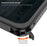 For Nothing Phone (3a) Pro  Bumper Cases Metal Frame Heat Dissipation Cover with Lens Protector - Black - 3