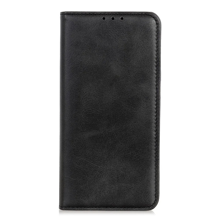 For Samsung Galaxy XCover7 Pro Case Split Leather Flip Wallet Phone Cover - Black - 6