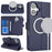 For iPhone 16 Wallet Case Compatible with MagSafe Anti-Drop Detachable PU Leather Phone Cover - 1
