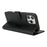 For iPhone 16 Pro Max Wallet Case Compatible with MagSafe Anti-Drop Detachable PU Leather Phone Cover - Black - 3