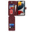 For iPhone 13 Pro Stand Case PU Leather Phone Cover with Straps  /  Zipper Wallet  /  Multiple Card Slots - Wine Red - 5