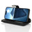 For iPhone 16 Pro Max Stand Case PU Leather Phone Cover with Straps  /  Zipper Wallet  /  Multiple Card Slots - Black - 4