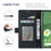 VILI K Series Stand Wallet Phone Cover for Google Pixel 7 5G, Double Magnetic Clasp PU Leather Shockproof Case - Black - 3