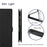 VILI K Series Stand Wallet Phone Cover for Google Pixel 7 5G, Double Magnetic Clasp PU Leather Shockproof Case - Black - 5