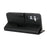 For Samsung Galaxy S24 Wallet Magnetic Case Anti-Drop Detachable PU Leather Phone Cover - Black - 4